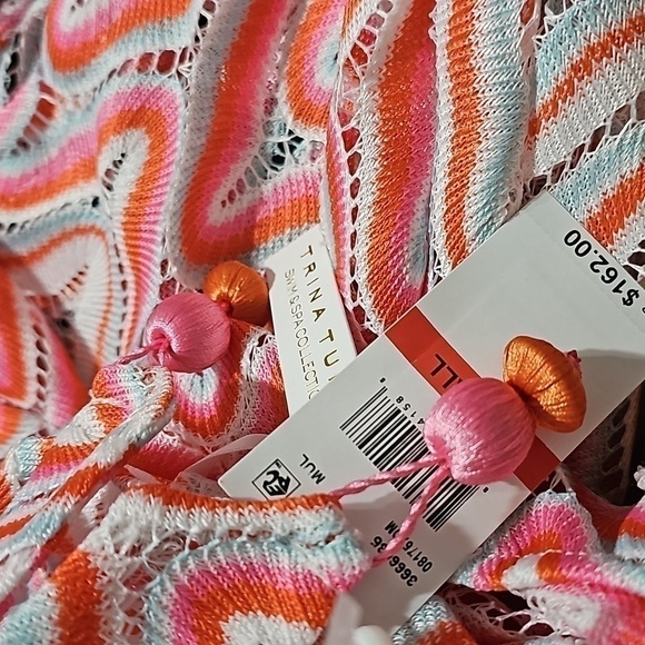 Trina Turk Serafina‎ Crochet Halter Maxi Swirl Dress Size XS New - Picture 6 of 13